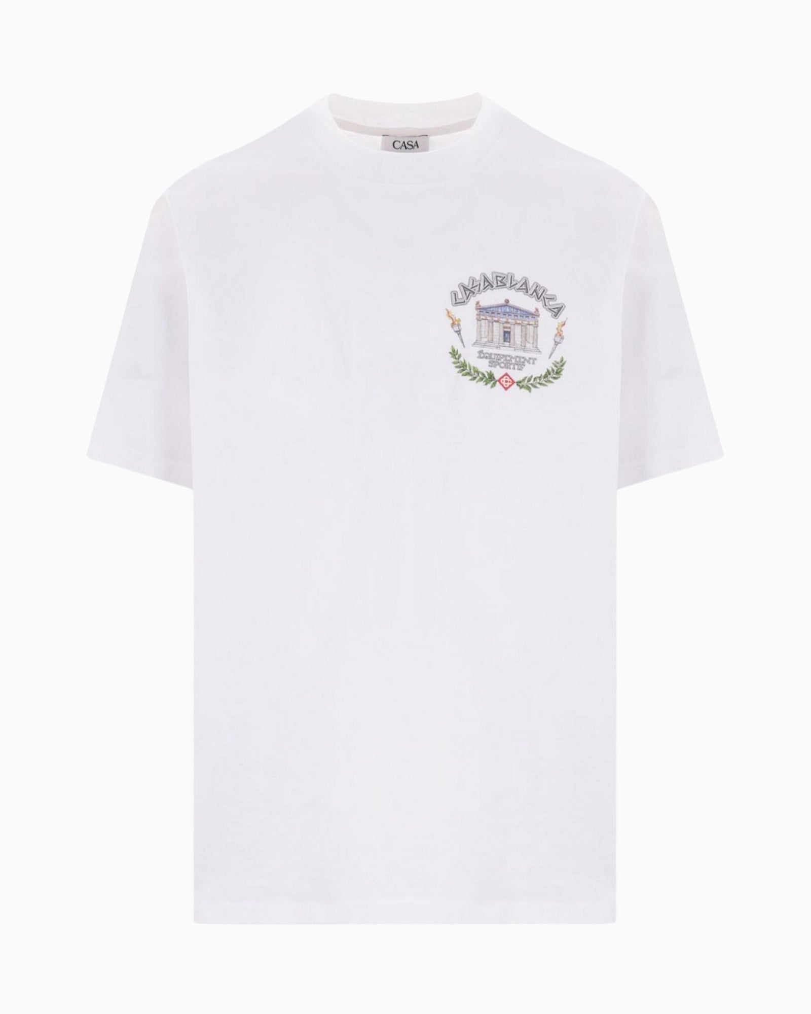 Casablanca T-Shirt MPS25JTS00108 - SanShopLuxury - 2025, Abbigliamento, Bianco, Casablanca, Donna, Idoneo, L, M, New, Primavera/Estate, S, SS25, T-Shirt, Ultimo, UNISEX, Uomo, XL, XXL