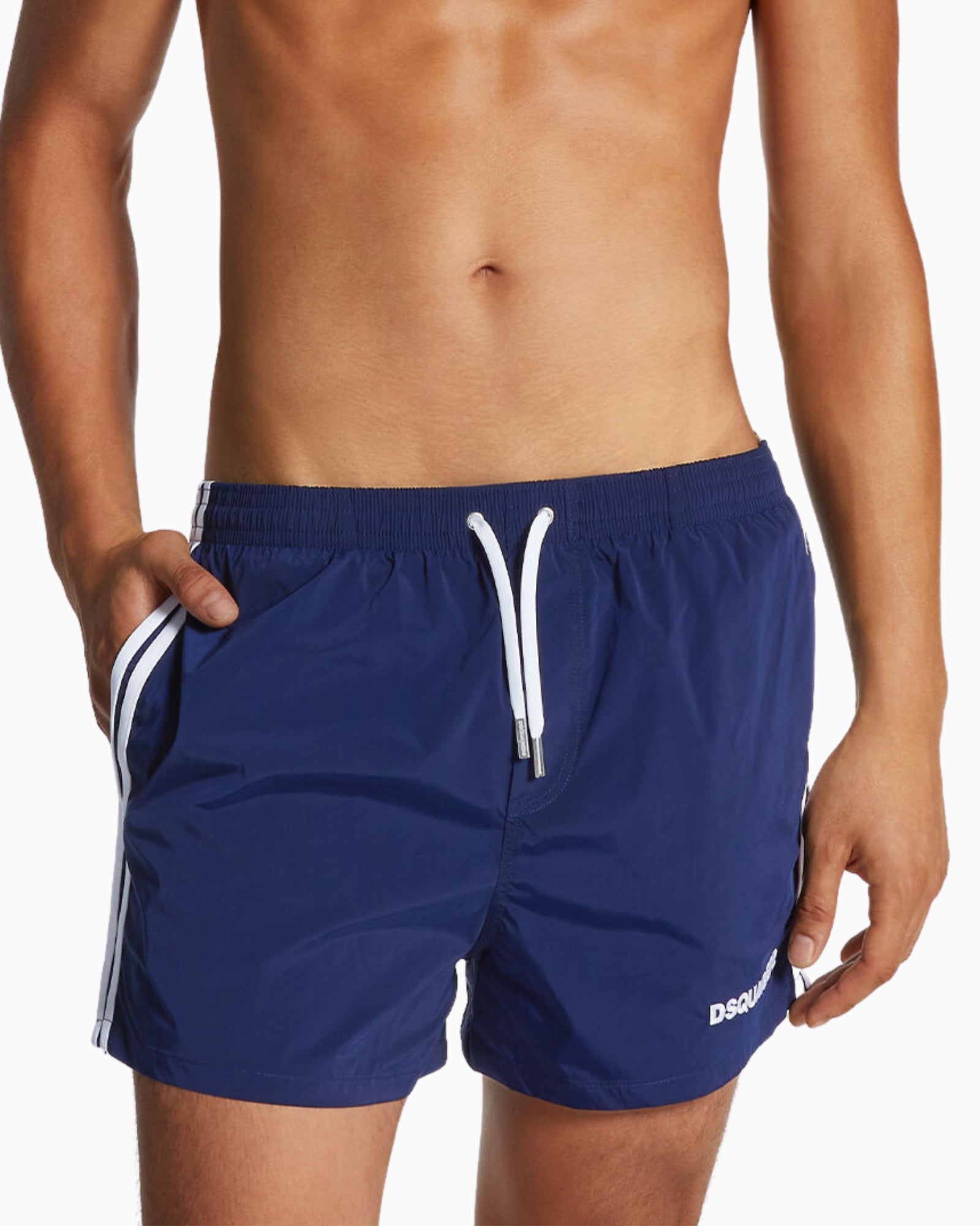 Dsquared2 Costume D7B646140-417 - SanShopLuxury - 2025, 46, 48, 50, 52, 54, Abbigliamento, Beachwear, Blu, Costume, Dsquared2, Idoneo, New, Pantaloncino, Primavera/Estate, SS25, Uomo