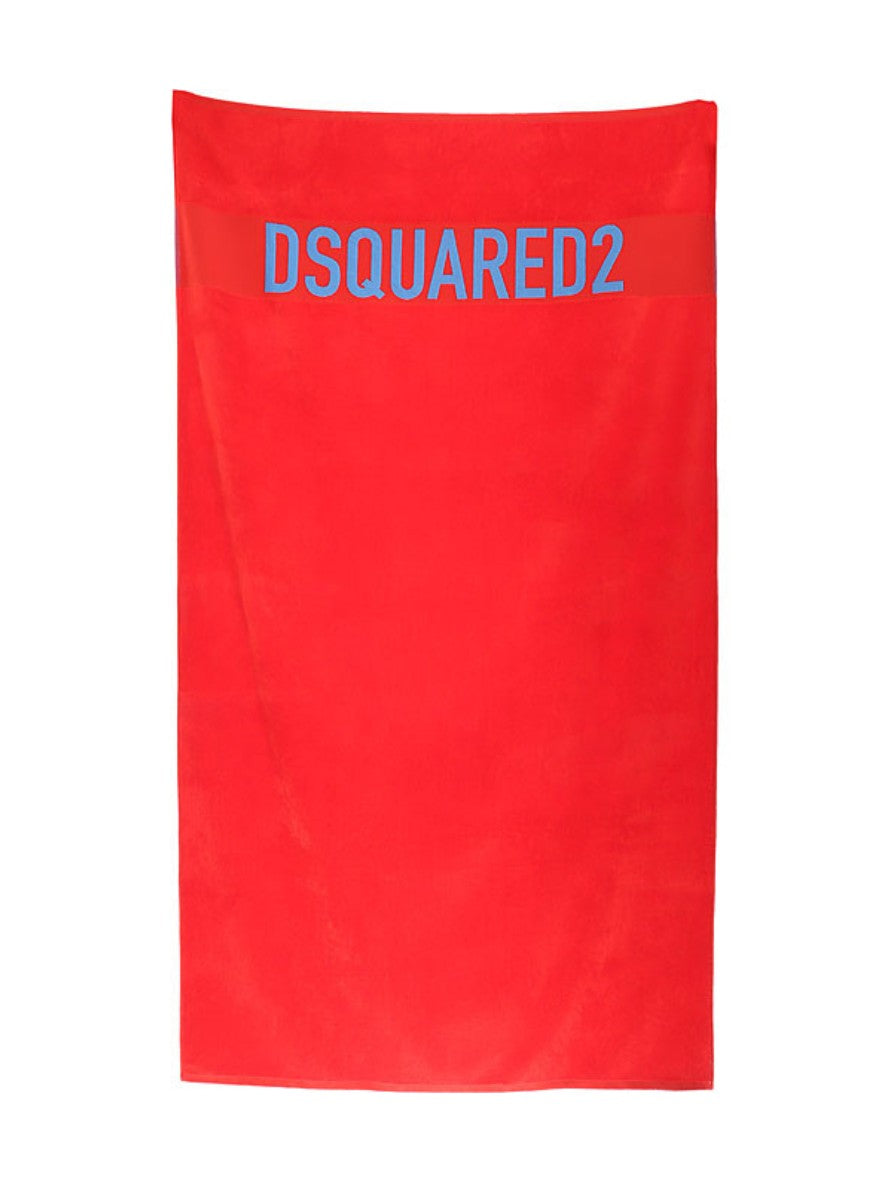 Dsquared2 Telo Mare D7P004800 - SanShopLuxury - Abbigliamento, Azzurro, Beachwear, Blu, Carry Over, Donna, Dsquared2, Giallo, Idoneo, New, Primavera/Estate, Rosso, Telo Mare, Turchese, Unica, UNISEX, Uomo, Verde