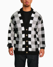 Why Not Brand Cardigan KIM43-NERO - SanShopLuxury - 2025, Abbigliamento, Autunno/Inverno, Cardigan, FW25, Idoneo, L, M, Nero-Grigio, New, Uomo, Why Not Brand, XL, XXL