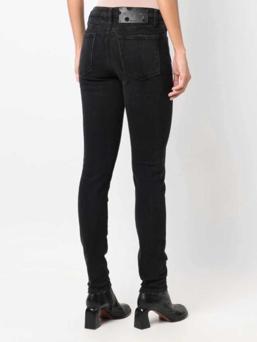 Off-White Jeans OWYA003F21DEN0021000 - SanShopLuxury - -50%, 2021, 40, 41, 42, Abbigliamento, Autunno/Inverno, Donna, FW21, Jeans, Nero, Off-White, Outlet