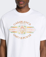 T-Shirt Casablanca MS24JTS00112 - SanShopLuxury - 2024, Abbigliamento, Bianco, Casablanca, Donna, New, Outlet, Primavera/Estate, S, SS24, Stellato, T-Shirt, UNISEX, Uomo