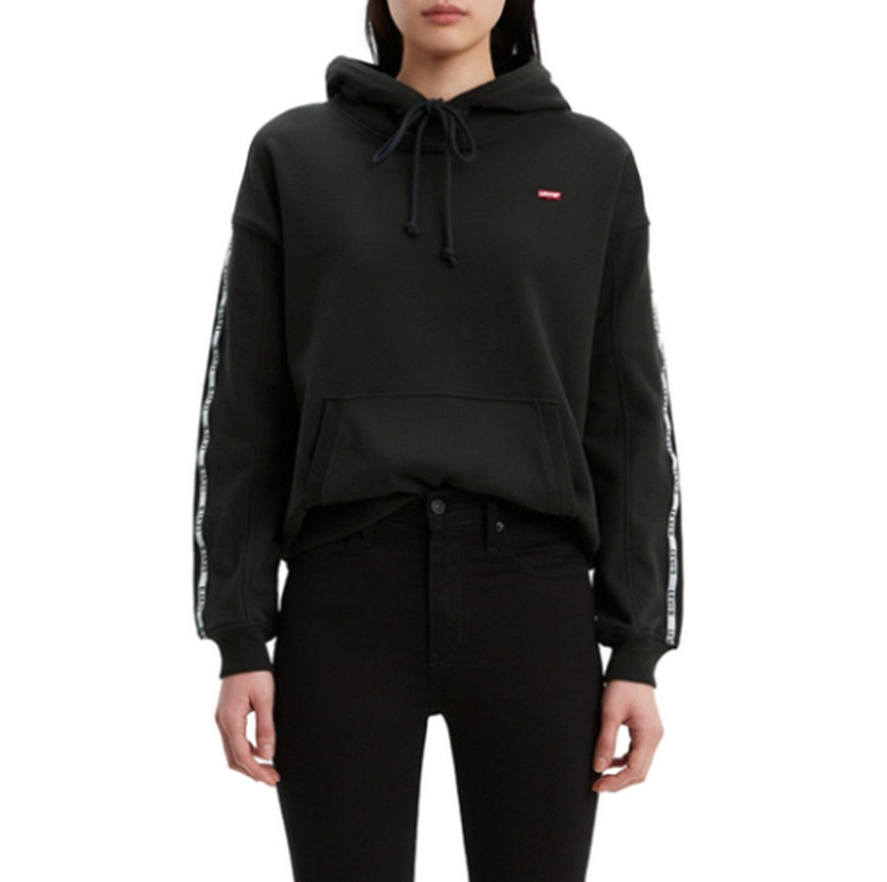 Inverno, Con Cappuccio, Donna, Felpa, FW19, L, Levi's, M, Nero, Outlet