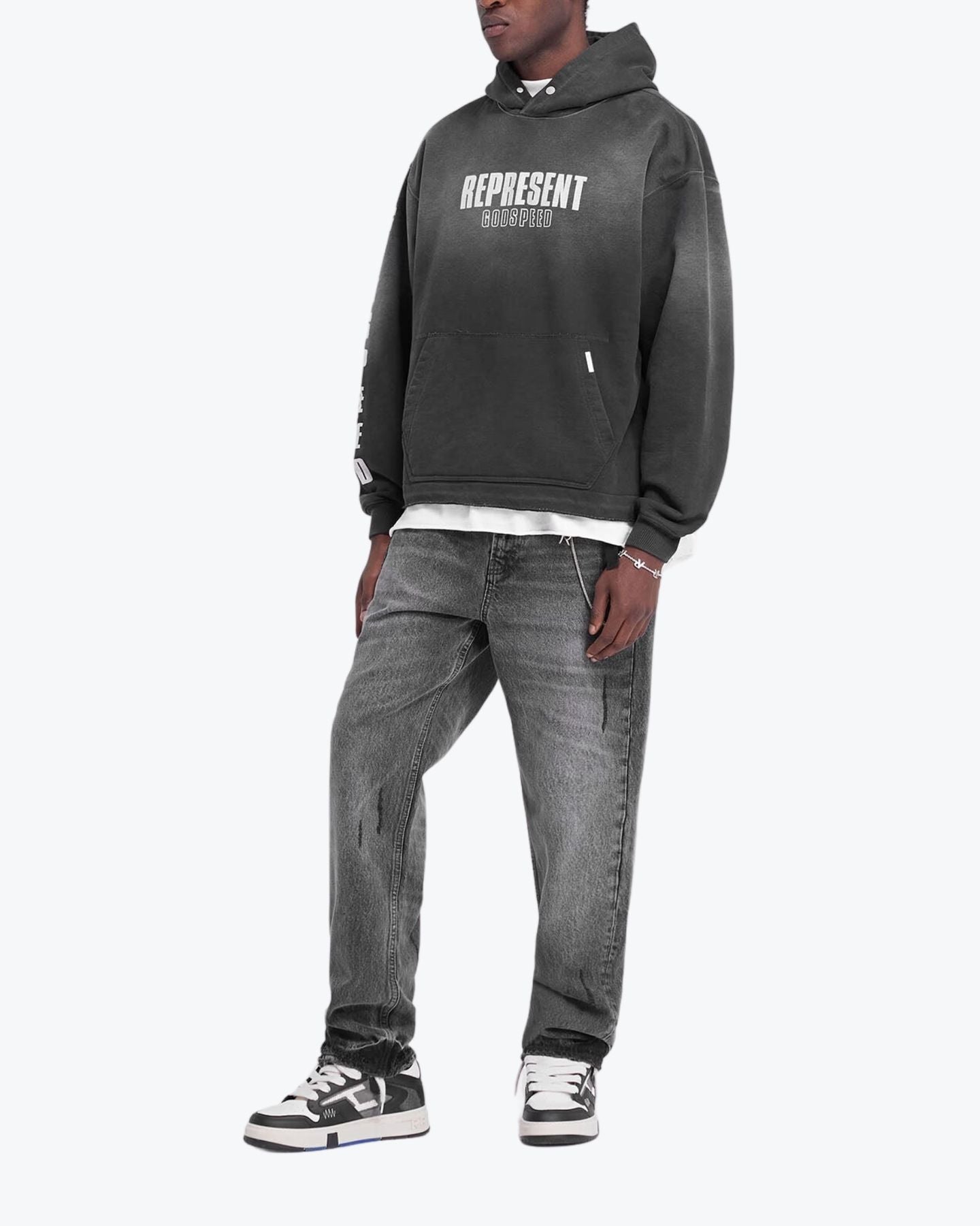 Represent Felpa MLM4226 210 - SanShopLuxury - 2024, Abbigliamento, Autunno/Inverno, Continuativo, Felpa, FW24, Idoneo, L, M, Nero, Outlet, Primavera/Estate, Represent, S, Uomo, XL, XXL