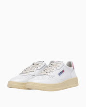 Autry Sneakers AULW-LL88 - SanShopLuxury - 2025, 36, 37, 38, 39, 40, Autry, Autunno/Inverno, Bianco-Rosa, Calzature, Donna, FW25, New, Sneakers, Stellato