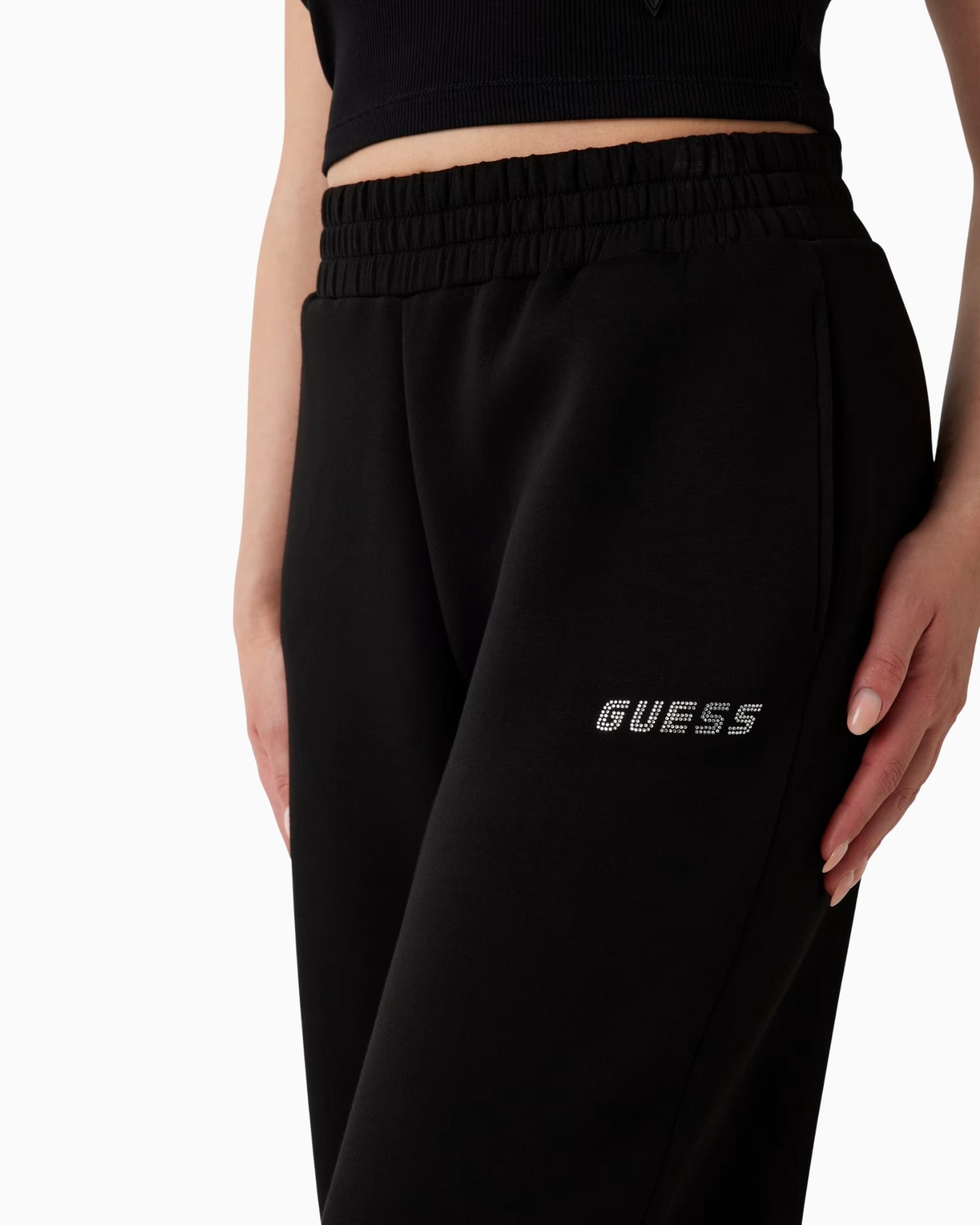 Guess Pantatuta V4BB13 K7UW2 JBLK - SanShopLuxury - 2025, Abbigliamento, Autunno/Inverno, Donna, FW25, Guess, Idoneo, L, M, Nero, New, Pantatuta, S, XS