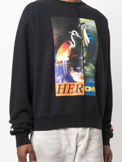 Heron Preston Felpa HMBA018F21JER002 - SanShopLuxury - -50%, 2021, Abbigliamento, Autunno/Inverno, Beige, Felpa, FW21, Girocollo, Heron Preston, L, M, Nero, Outlet, S, Uomo, XL