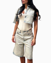 Donotconform Short W-SHORT10 - SanShopLuxury - 2025, 40, 42, 44, 46, 48, Abbigliamento, Beige, Donna, Donotconform, Idoneo, New, Primavera/Estate, Short, SS25