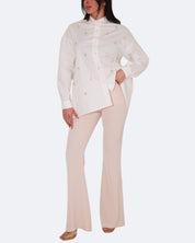 So Lavish Camicia C4048-B - SanShopLuxury - 2024, 40, 42, 44, 46, Abbigliamento, Autunno/Inverno, Bianco, Camicia, Continuativo, Donna, FW24, Idoneo, Outlet, Primavera/Estate, So Lavish