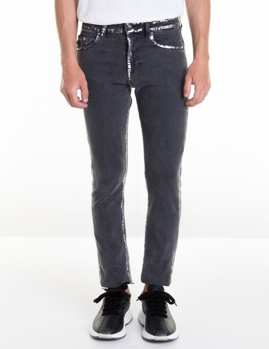 Inverno, FW21, Jeans, Nero, Outlet, Uomo, Versace Jeans Couture