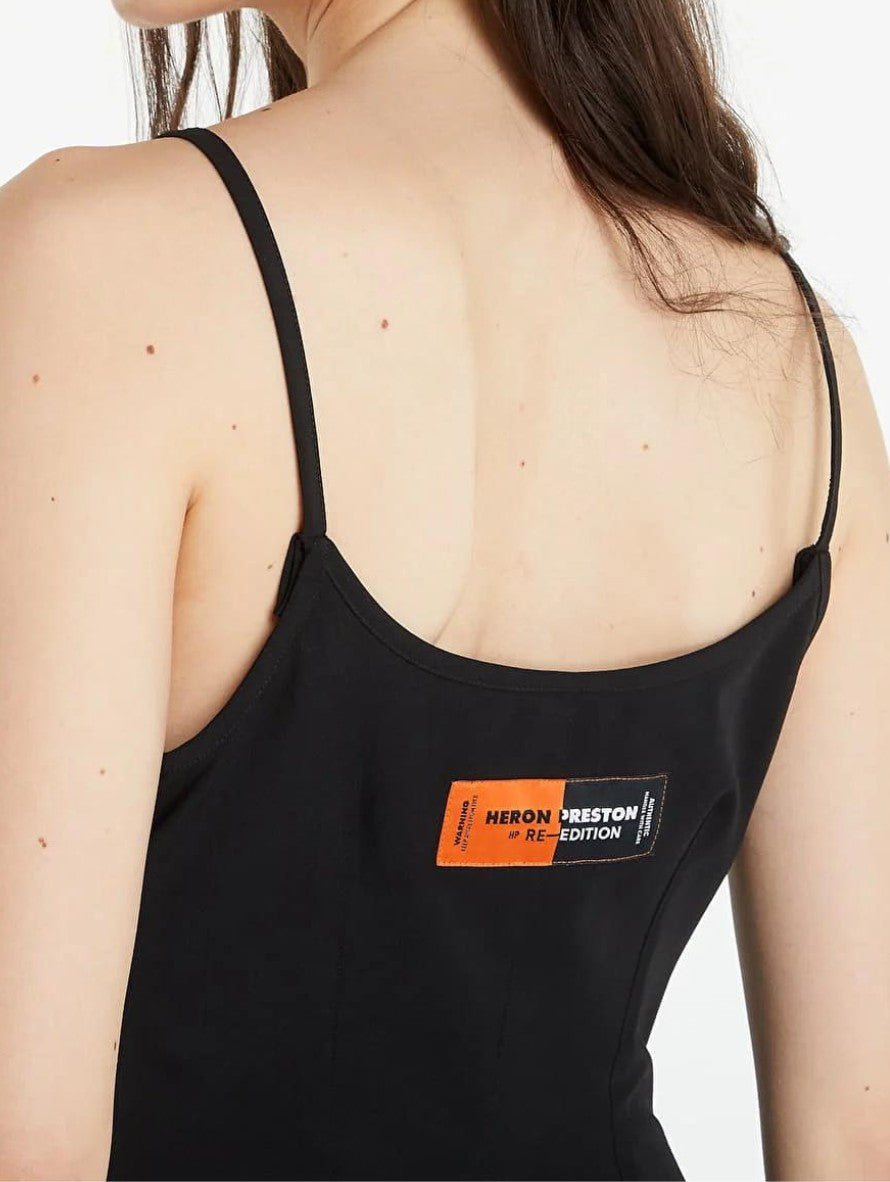 Heron Preston Abiti HWDB058C99FAB001 - SanShopLuxury - 2022, 38, 40, Abbigliamento, Abiti, Autunno/Inverno, Carry Over, Continuativo, Donna, Heron Preston, Idoneo, Nero, New, Primavera/Estate