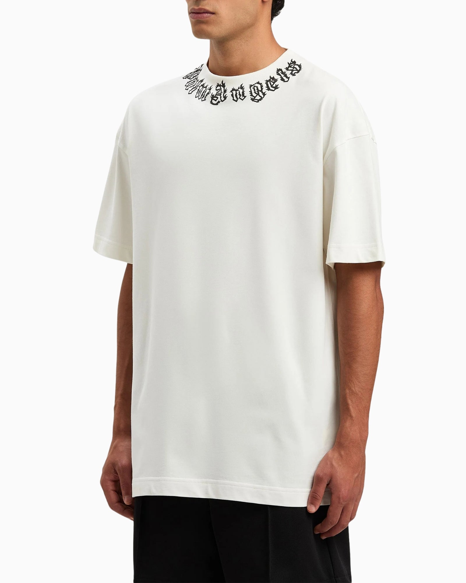 Palm Angels T-Shirt PMAA001S25JER002 0310 - SanShopLuxury - 2025, Abbigliamento, Avorio, Idoneo, L, M, New, Palm Angels, Primavera/Estate, S, SS25, T-Shirt, Uomo, XL, XXL