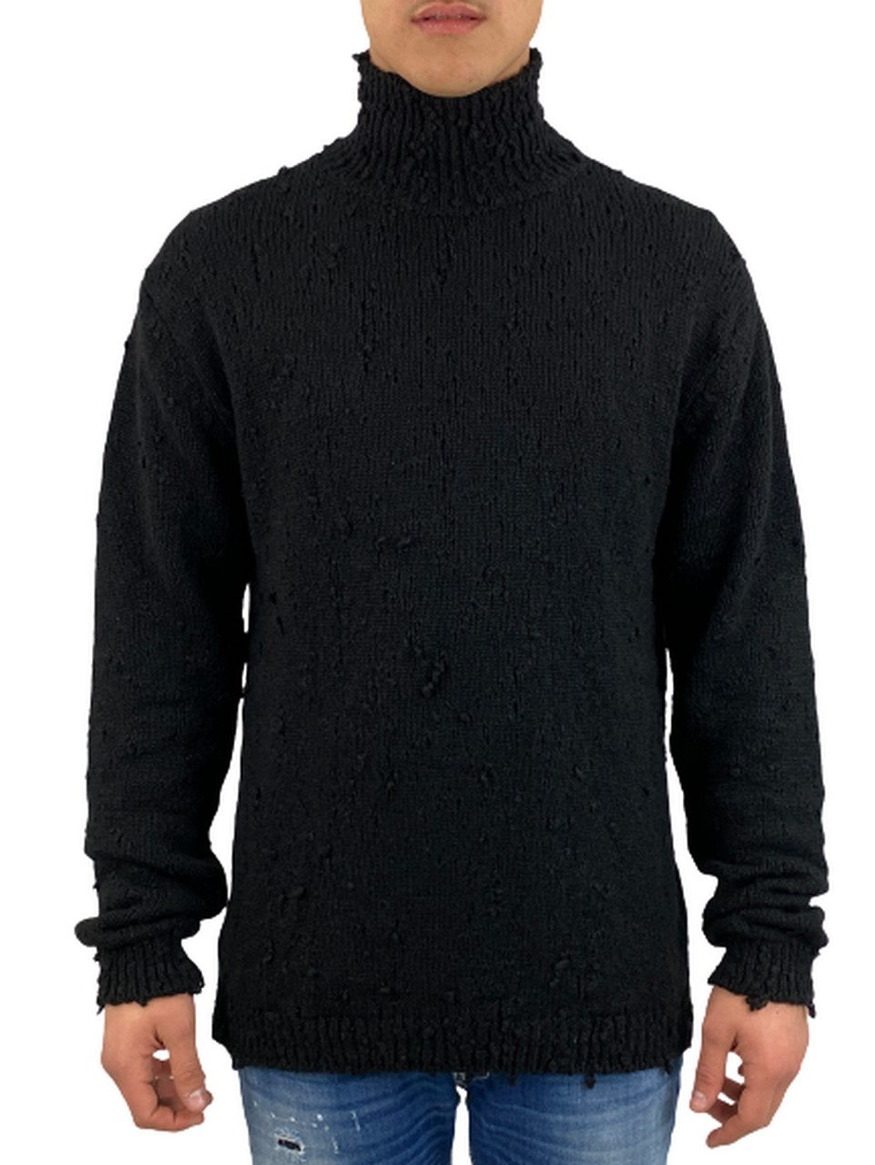 Dik Tat Maglieria DK87302 - SanShopLuxury - -50%, 2020, Abbigliamento, Autunno/Inverno, Beige, Dik Tat, FW20, L, M, Maglieria, Nero, Outlet, S, Uomo, XL, XXL