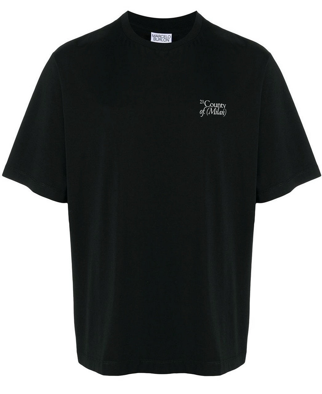 Marcelo Burlon T-Shirt CMAA054F20JER001 - SanShopLuxury - -50%, 2020, Abbigliamento, Autunno/Inverno, FW20, Marcelo Burlon, Nero, Outlet, S, T-Shirt, Ultimo, Uomo