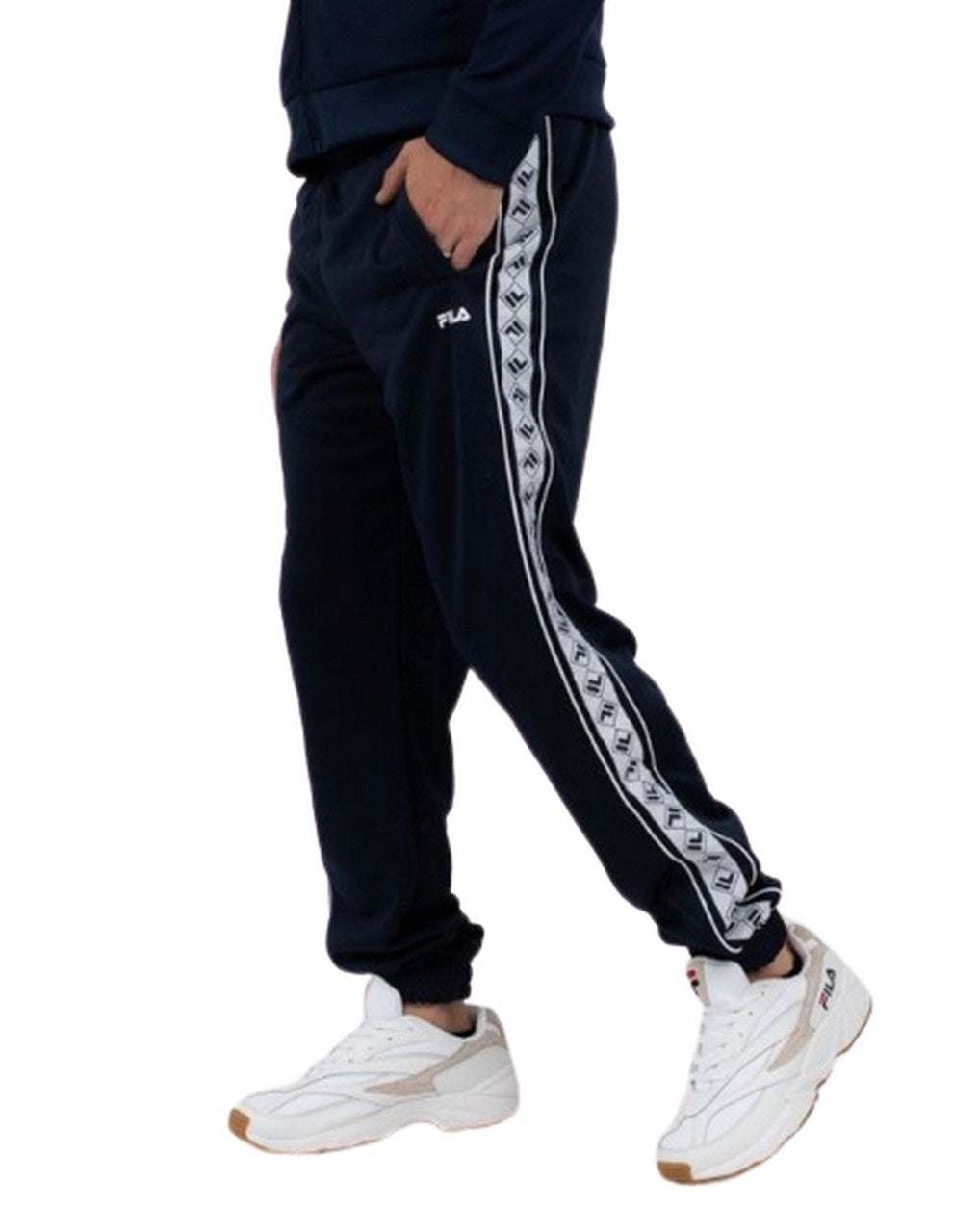 Inverno, Bianco, Blu, Fila, FW18, L, M, Outlet, Pantatuta, S, Uomo, XL, XXL