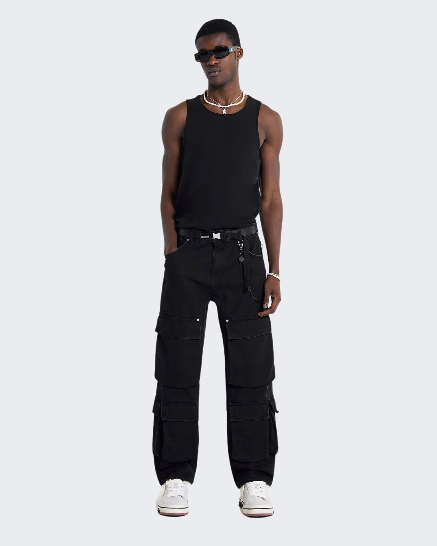 Represent Jeans MLM6090/01 - SanShopLuxury - 44, 46, 47, 48, 50, Abbigliamento, Autunno/Inverno, Cargo, Carry Over, Continuativo, Idoneo, Jeans, Nero, New, Primavera/Estate, Represent, Uomo