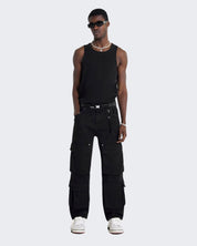 Represent Jeans MLM6090/01 - SanShopLuxury - 44, 46, 47, 48, 50, Abbigliamento, Autunno/Inverno, Cargo, Carry Over, Continuativo, Idoneo, Jeans, Nero, New, Primavera/Estate, Represent, Uomo