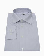 Sartoria Italiana Camicia 002-ROMA-1 - SanShopLuxury - 2019, 38, 41, 42, 43, Abbigliamento, Autunno/Inverno, Camicia, Carry Over, Continuativo, Grigio, Idoneo, New, Primavera/Estate, Sartoria Italiana, Uomo