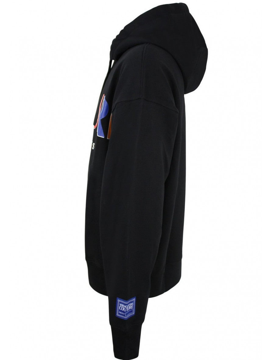 Versace Jeans Couture Felpa 71GAIP04 CF00P - SanShopLuxury - -50%, 2021, Abbigliamento, Autunno/Inverno, Felpa, FW21, L, M, Nero, Outlet, S, Uomo, Versace Jeans Couture, XL