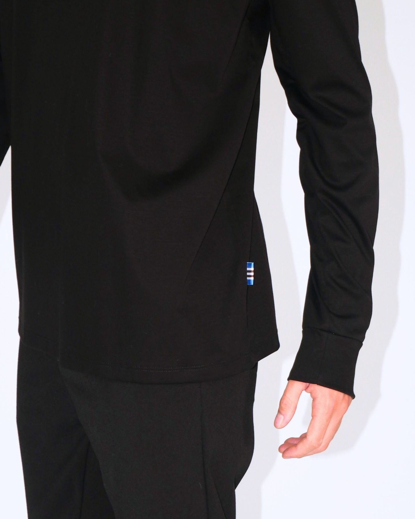 Chiodi Milano T-Shirt 0333 - SanShopLuxury - 2024, Abbigliamento, Autunno/Inverno, Chiodi Milano, FW24, Idoneo, L, M, Manica lunga, Nero, Outlet, S, T-Shirt, Uomo, XL, XXL, XXXL