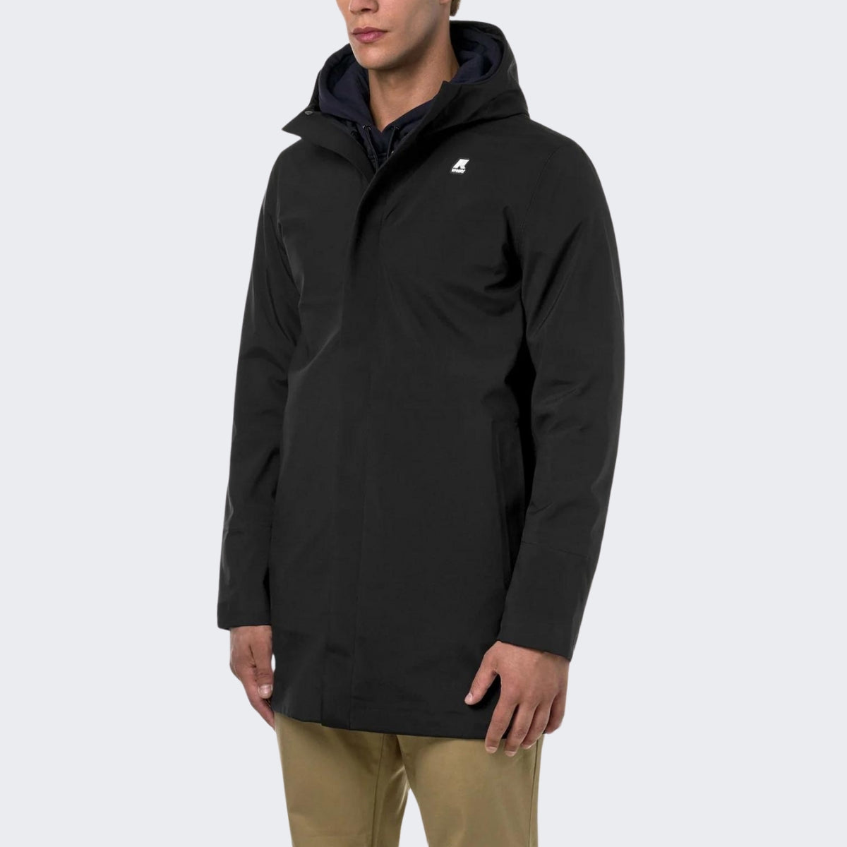 Inverno, Blu, Carry Over, Giubbino, K-Way, Marlyn Bonded, Nero, S, Stellato, Ultimo, Uomo