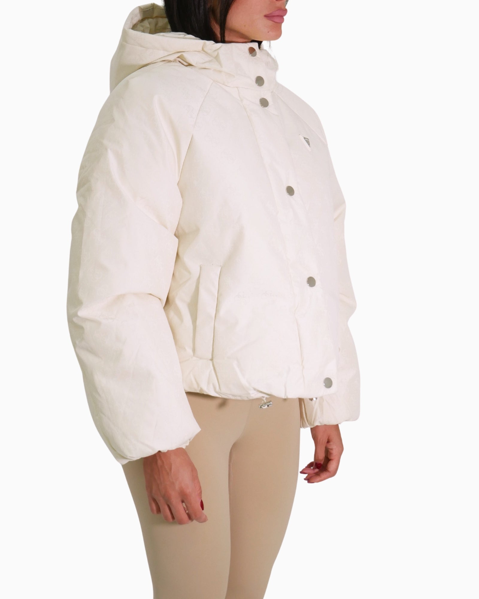 Guess Giubbino V5BL07 WGLW2 F0YN - SanShopLuxury - 2025, Abbigliamento, Autunno/Inverno, Avorio, Donna, FW25, Giubbino, Guess, Idoneo, M, New, S, XS