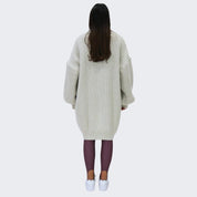 District Margherita Mazzei Maglieria TW06 - SanShopLuxury - 2023, 42, 44, Abbigliamento, Autunno/Inverno, Beige, Cardigan, District Margherita Mazzei, Donna, Fucsia, FW23, Lana, Maglieria, Nero, Outlet, Panna, Rosa