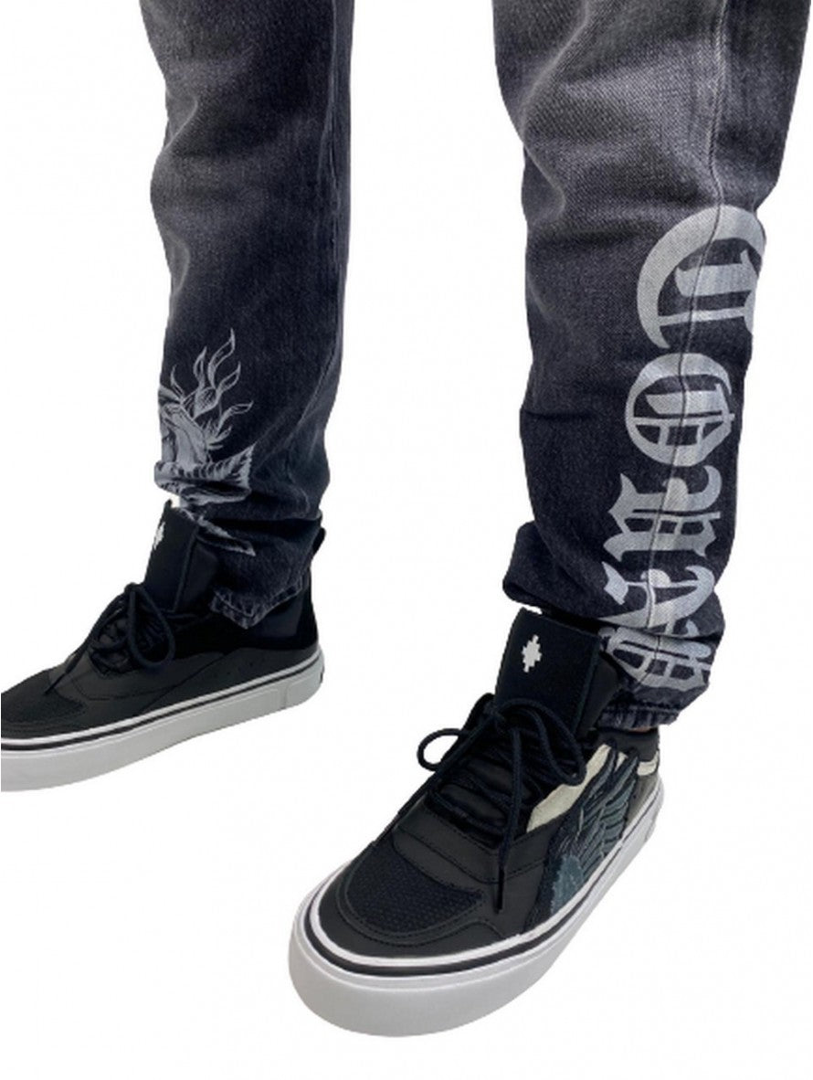 Marcelo Burlon Jeans CMYA009F18868139 - SanShopLuxury - -50%, 2018, 44, 46, 48, Abbigliamento, Autunno/Inverno, FW18, Grigio, Jeans, Marcelo Burlon, Outlet, Uomo