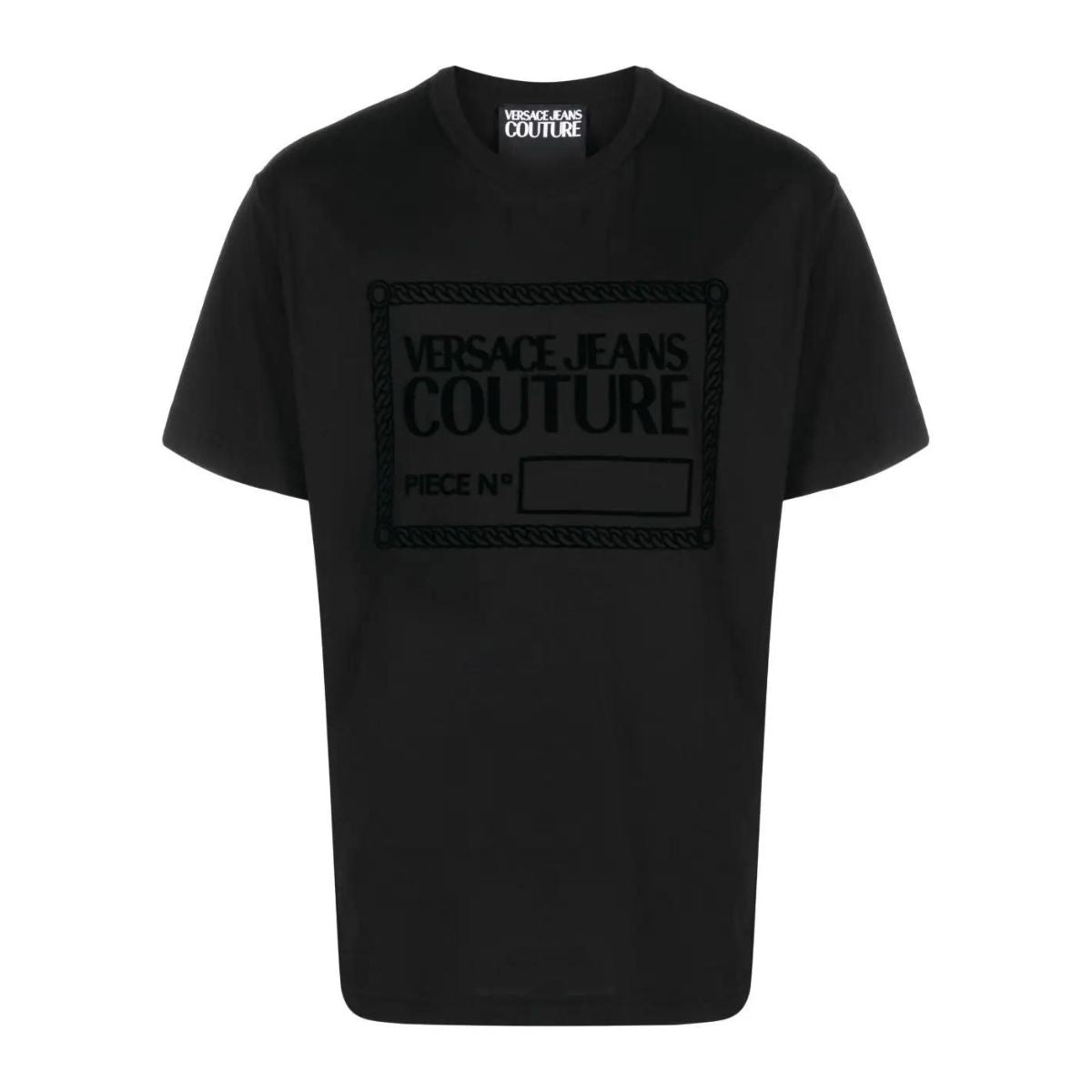 Inverno, FW23, Idoneo, L, M, Nero, Outlet, T-Shirt, Ultimo, Uomo, Versace Jeans Couture