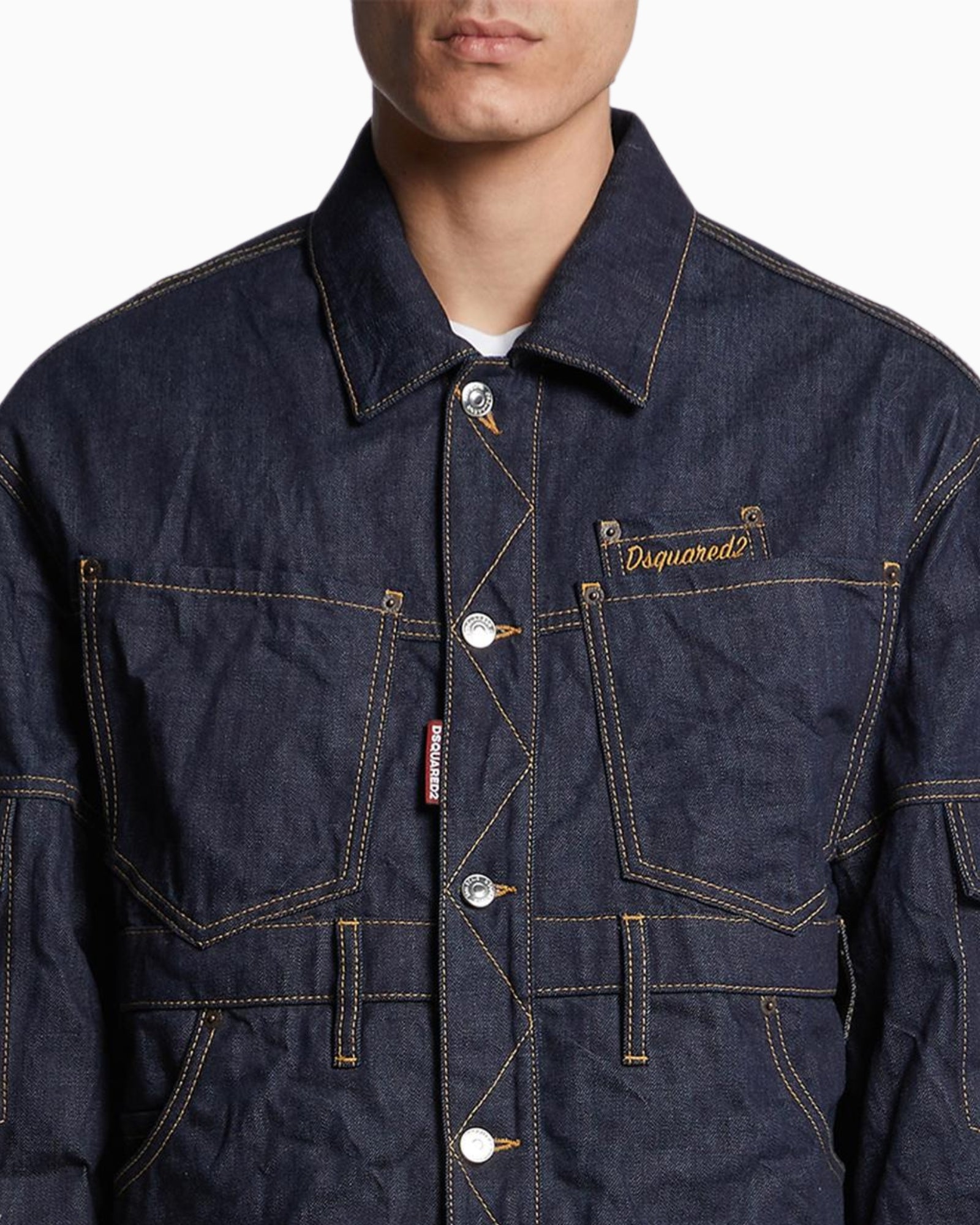 Dsquared2 Giubbino S71AN0627/D30011470 - SanShopLuxury - 2025, 46, 48, 50, Abbigliamento, Autunno/Inverno, Blu, Dsquared2, FW25, Giubbino, Idoneo, New, Uomo