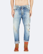 Dsquared2 Jeans S74LB1665/S30309470 - SanShopLuxury - 2025, 46, 48, 50, 52, Abbigliamento, Autunno/Inverno, Blu, Continuativo, Dsquared2, Idoneo, Jeans, New, Primavera/Estate, SS25, Ultimo, Uomo