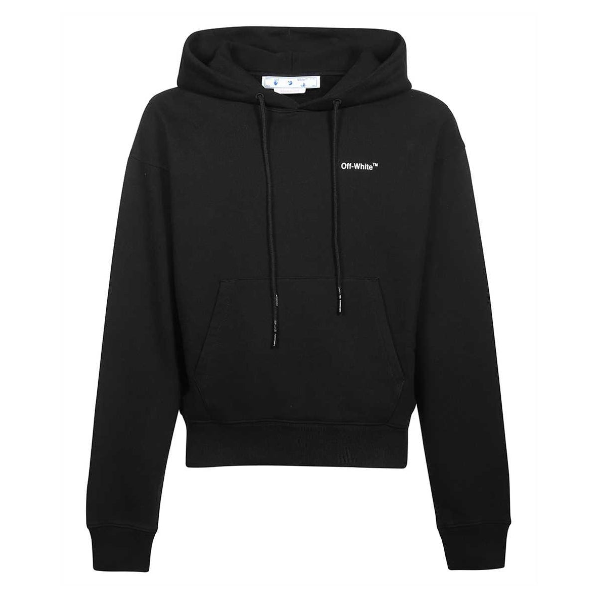 Off-White Felpa OMBB037C99FLE003 - SanShopLuxury - Abbigliamento, Autunno/Inverno, Carry Over, Con Cappuccio, Continuativo, Felpa, Idoneo, M, Nero, New, Off-White, Primavera/Estate, Uomo, XL, XXL