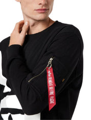 Alpha Industries Felpa 118305 - SanShopLuxury - -50%, 2021, Abbigliamento, Alpha Industries, Autunno/Inverno, Felpa, FW21, M, Nero, Outlet, S, Uomo, XL