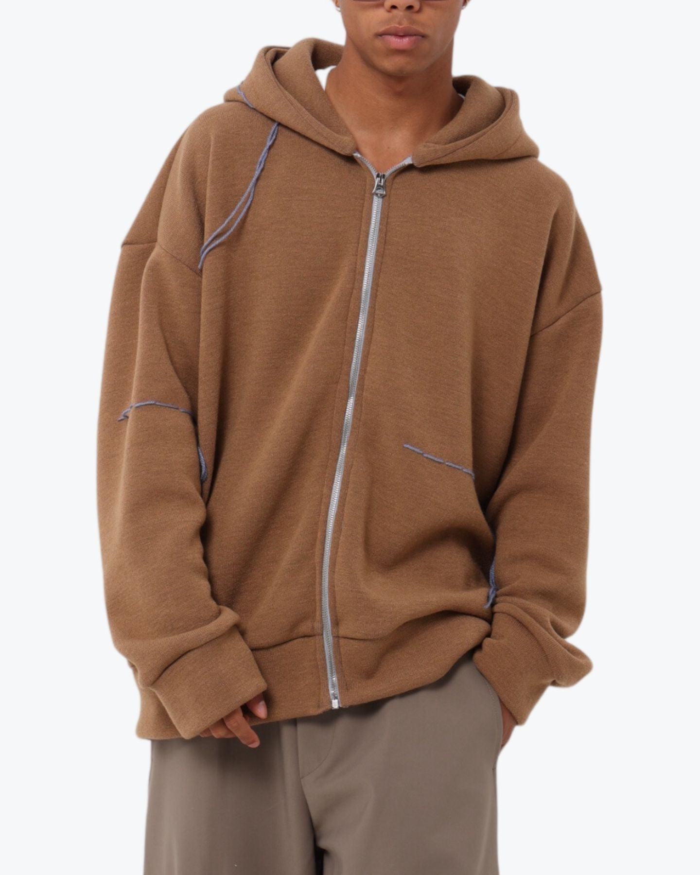 Asensyo Felpa FP07-TB - SanShopLuxury - 2024, Abbigliamento, Asensyo, Autunno/Inverno, Donna, Felpa, FW24, Idoneo, L, M, Marrone, Outlet, S, Tabacco, UNISEX, Uomo, XL