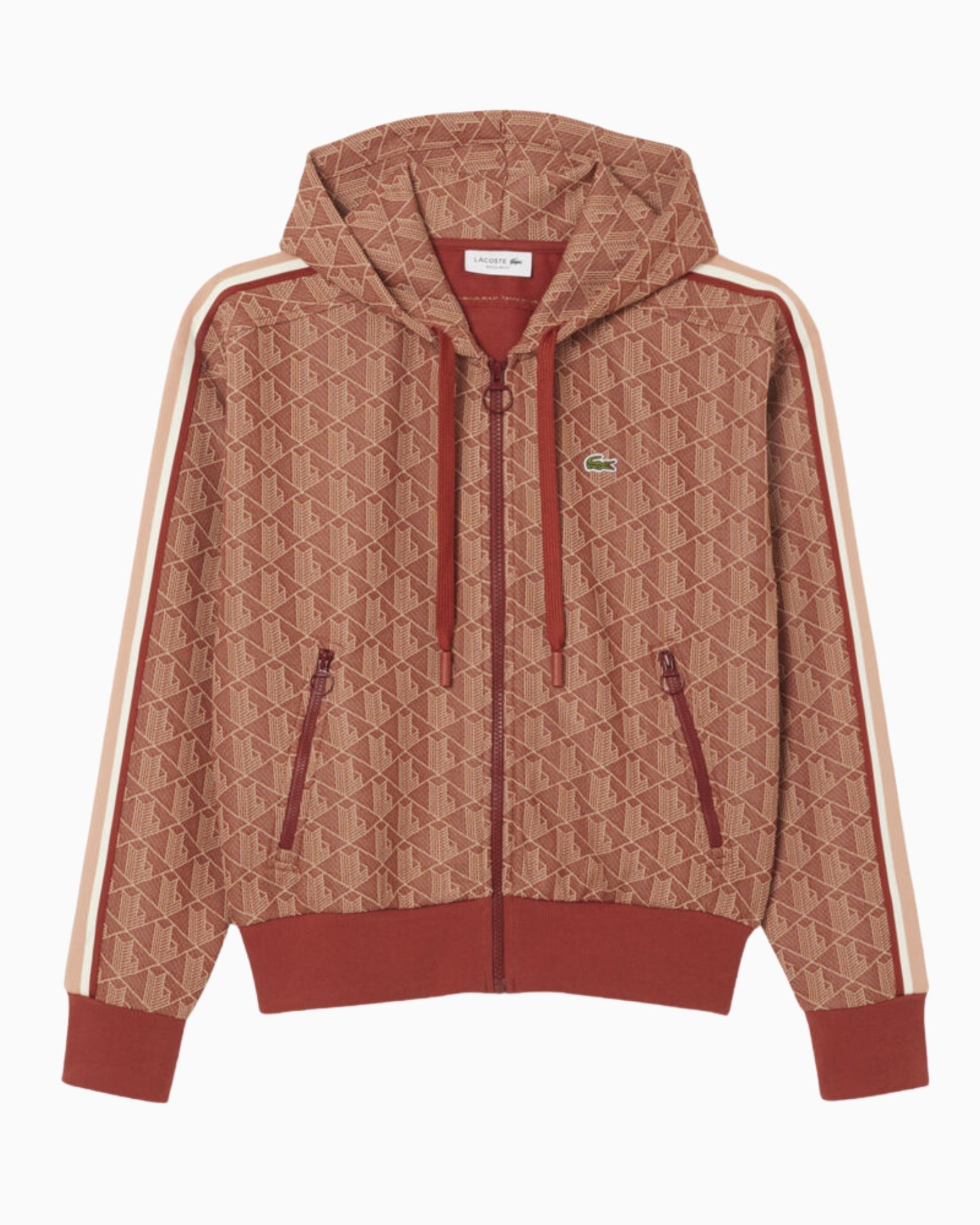 Lacoste Felpa SF7606/GTI - SanShopLuxury - 2025, 34, 36, 38, 40, Abbigliamento, Donna, Felpa, Lacoste, Marrone, New, Primavera/Estate, SS25, Stellato, Ultimo