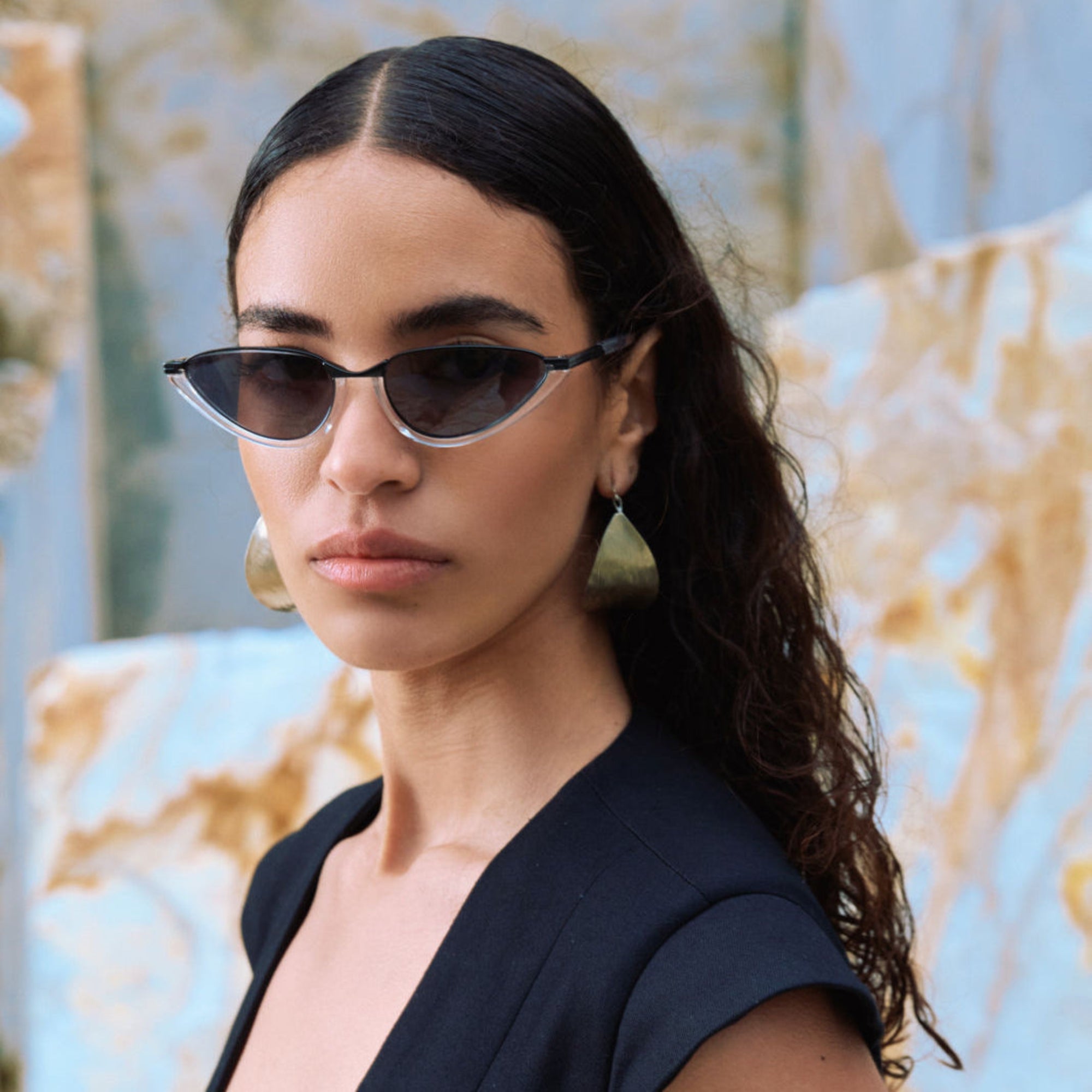 Sunglasses Occhiali MONTECARLO BLACK-C02 - SanShopLuxury - 2025, Accessori, Autunno/Inverno, Bellezza, Continuativo, Donna, Nero, New, Occhiali, Primavera/Estate, SS25, Stellato, Sunglasses, UNISEX, Uomo