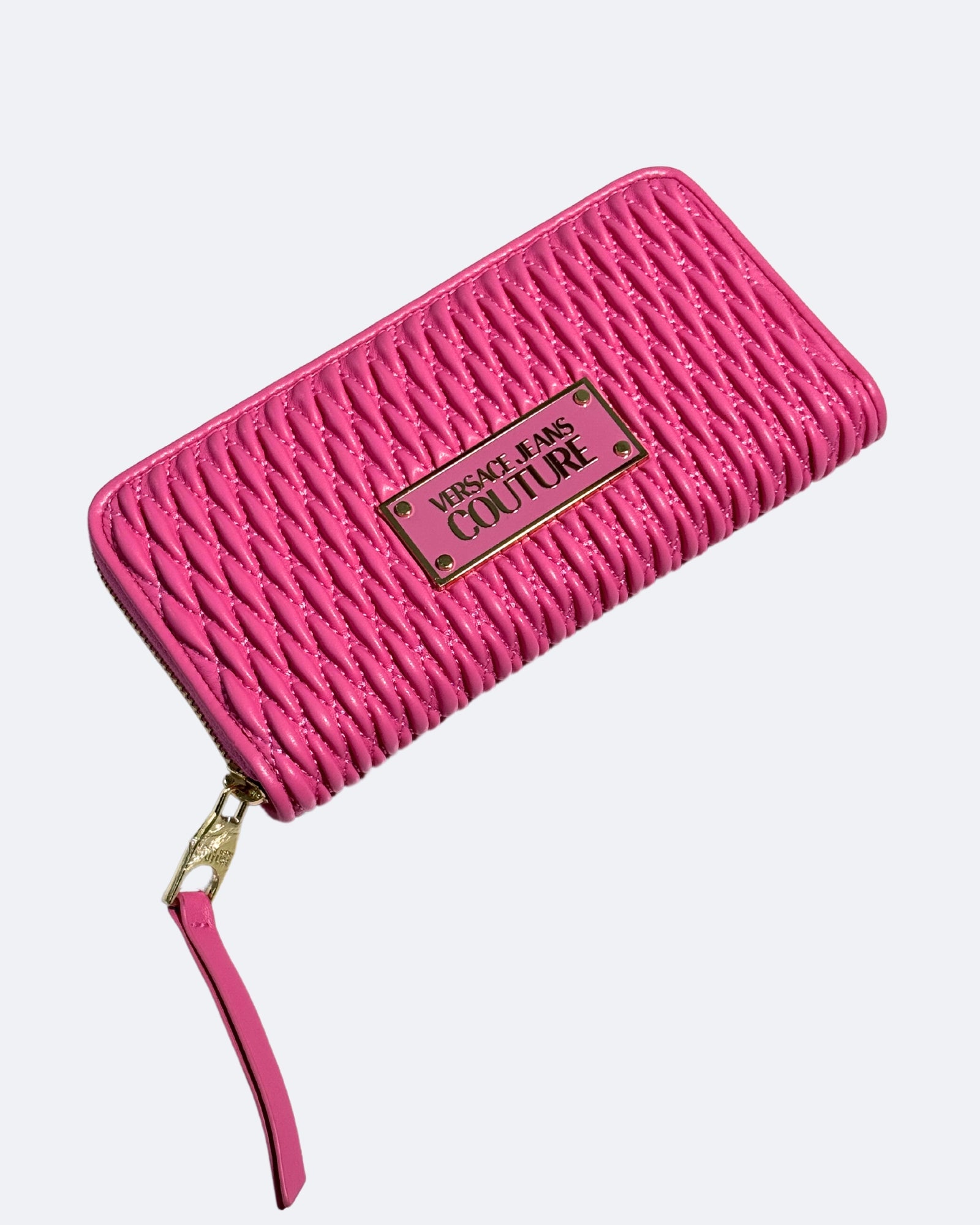 Inverno, Donna, FW23, Idoneo, Nero-Oro, Outlet, Portafoglio, Rosa, Unica, Valigeria, Versace Jeans Couture