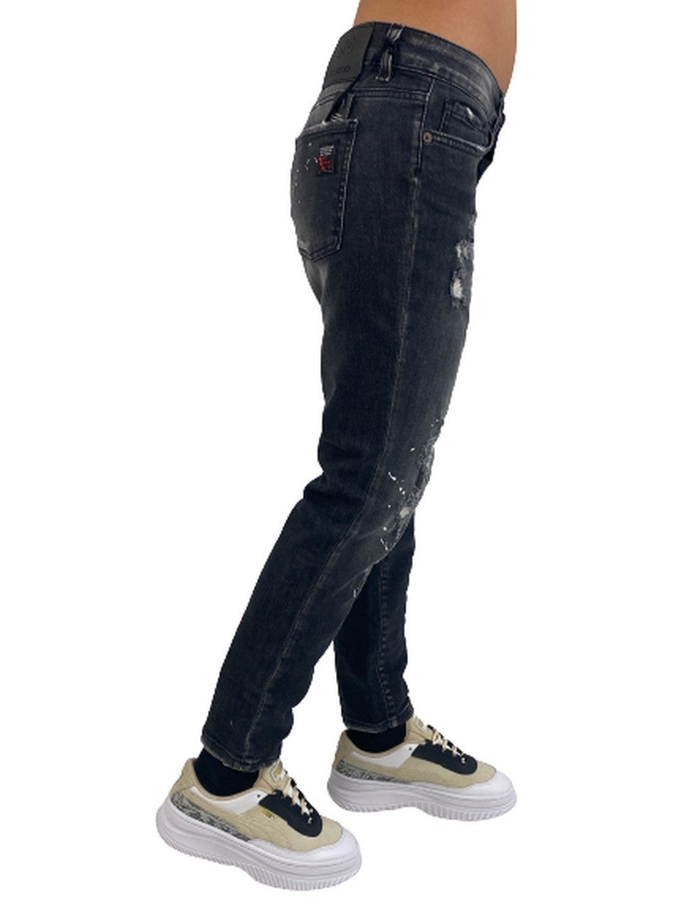 404 Not Found Jeans SKINNY217 - SanShopLuxury - -50%, 2019, 404 Not Found, 42, 43, 44, 45, Abbigliamento, Autunno/Inverno, Donna, Jeans, Nero, Outlet, SS19