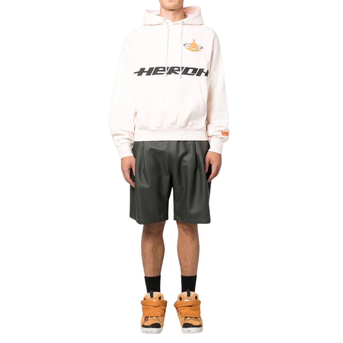 Heron Preston Felpa HMBB024F23JER004 - SanShopLuxury - 2023, Abbigliamento, Autunno/Inverno, Con Cappuccio, Felpa, FW23, Heron Preston, L, M, Outlet, Rosa, S, Uomo, XL
