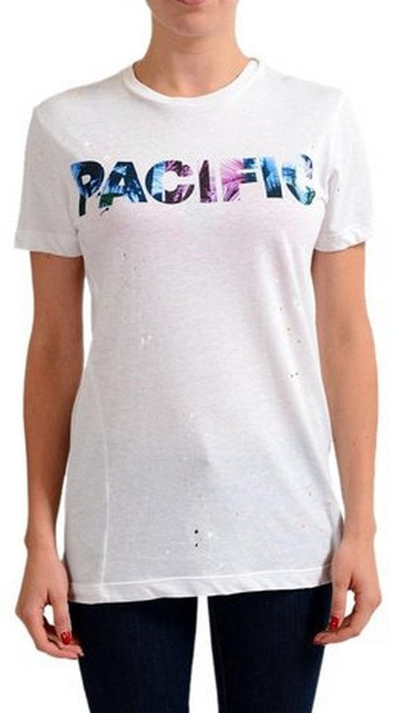 Dsquared2 T-Shirt S72GC0909 100 - SanShopLuxury - -70%, 2016, Abbigliamento, Bianco, Donna, Dsquared2, Outlet, Primavera/Estate, SS16, T-Shirt, Ultimo, XL