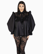 District Margherita Mazzei Camicia WRL59-0407 - SanShopLuxury - 2025, 40, 42, Abbigliamento, Autunno/Inverno, Camicia, District Margherita Mazzei, Donna, FW25, Idoneo, Nero, New