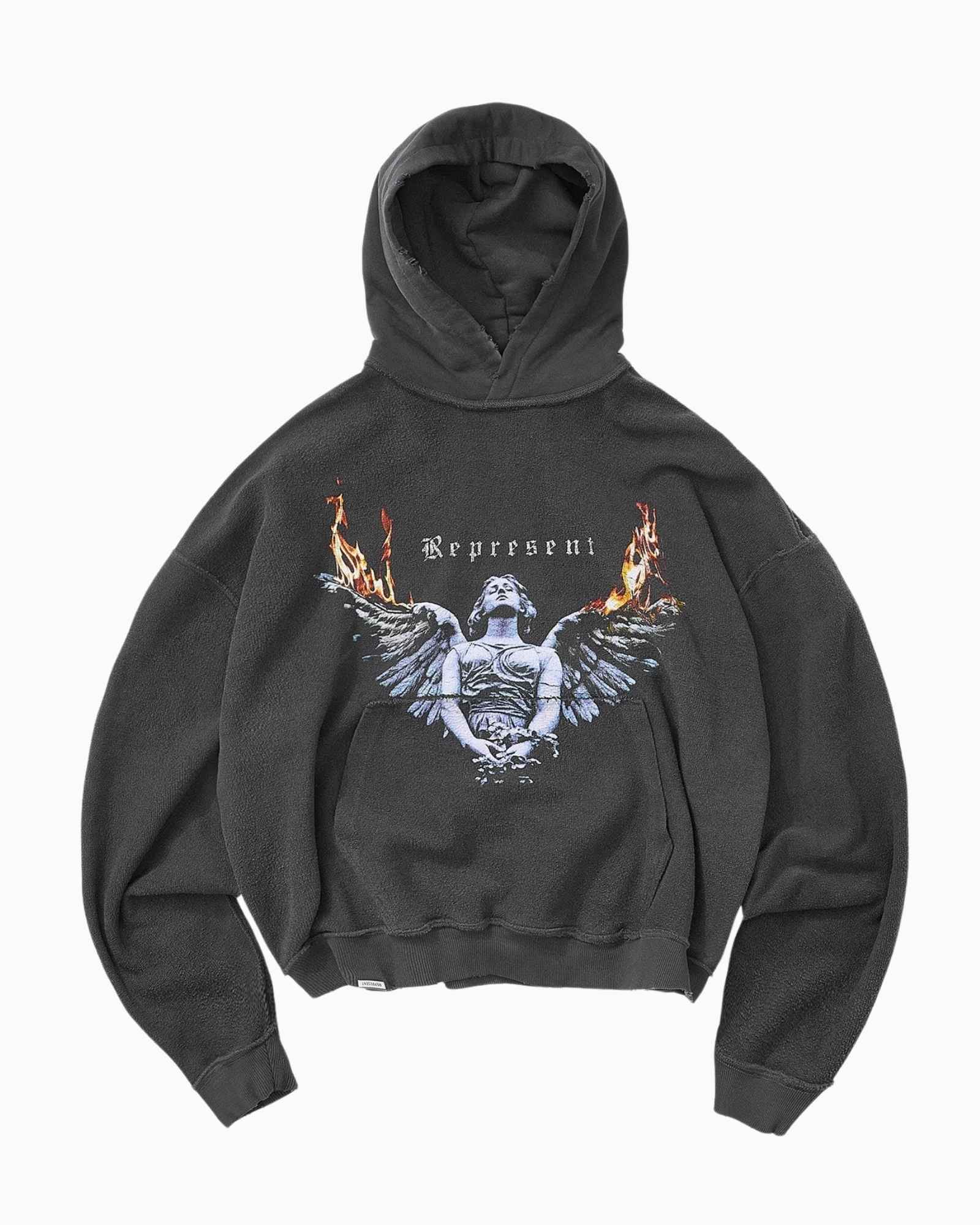 Inverno, Felpa, FW25, Grigio, Idoneo, L, M, New, Represent, S, Uomo, XL, XXL