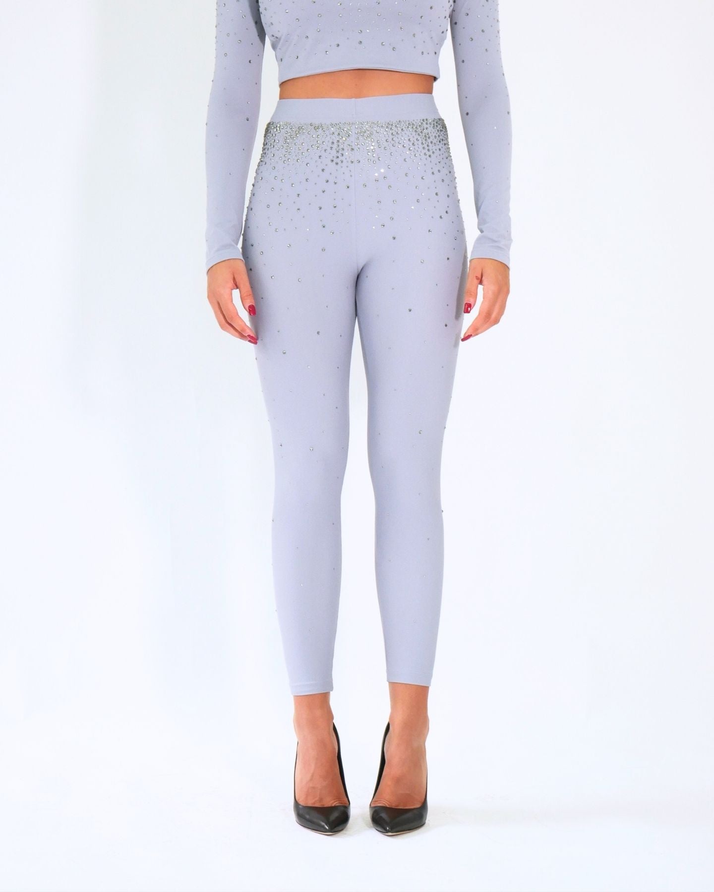 District Margherita Mazzei Leggings SH46 0023 - SanShopLuxury - 2024, Abbigliamento, Autunno/Inverno, District Margherita Mazzei, Donna, FW24, Grigio, Idoneo, L, Leggings, M, Outlet, S, XL, XS