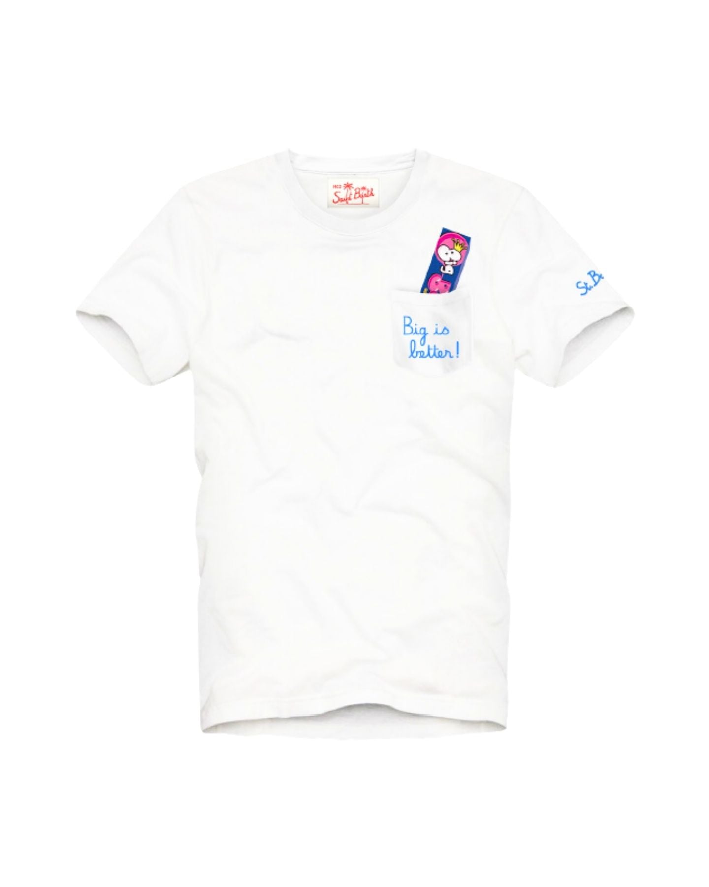 Mc2 Saint Barth T-Shirt AUSTIN-04809F-01N - SanShopLuxury - Abbigliamento, Beachwear, Bianco, Carry Over, Idoneo, Mc2 Saint Barth, New, Primavera/Estate, T-Shirt, Ultimo, Uomo, XL