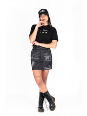 Dsquared2 Gonna S80MA0010 S30357 900 - SanShopLuxury - -50%, 2021, 38, 40, 42, 44, Abbigliamento, Autunno/Inverno, Donna, Dsquared2, FW21, Gonna, Nero, Outlet