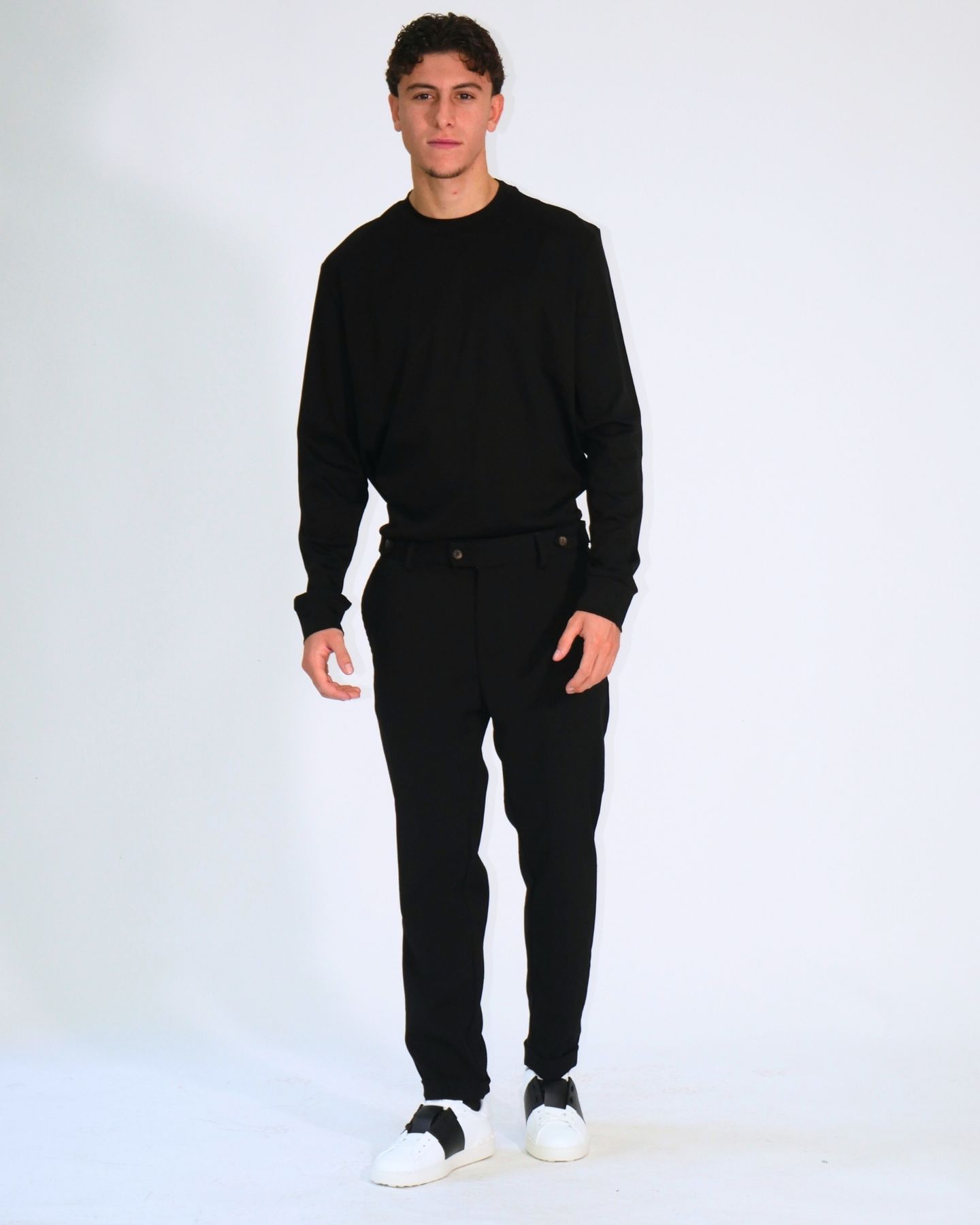 Inverno, Chiodi Milano, FW24, Idoneo, L, M, Manica lunga, Nero, Outlet, S, T-Shirt, Uomo, XL, XXL, XXXL