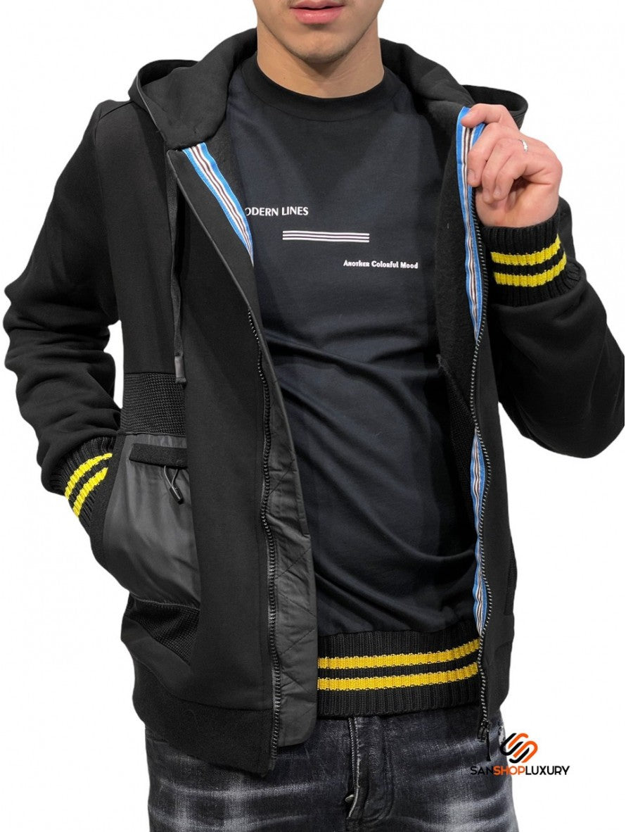 Inverno, Chiodi Milano, Felpa, FW21, L, M, Nero, Outlet, S, Uomo, XXL