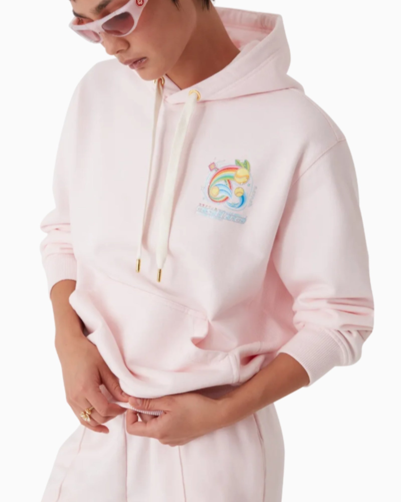 Casablanca Felpa WAW25JTP362/01 - SanShopLuxury - 2025, Abbigliamento, Autunno/Inverno, Casablanca, Donna, Felpa, FW25, Idoneo, M, New, Rosa, S, XS