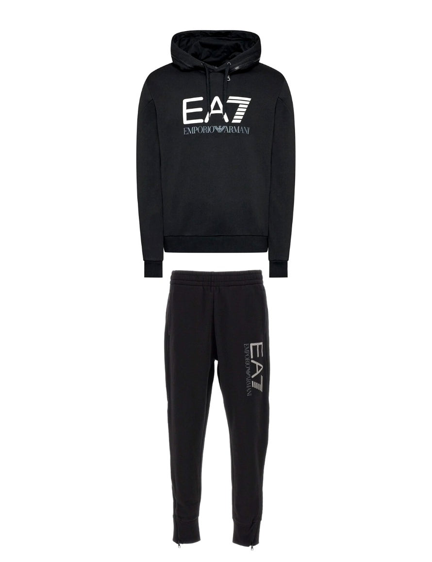 Inverno, Con Cappuccio, Ea7 Emporio Armani, Felpa, FW22, Idoneo, M, Nero, Outlet, S, Uomo, XL, XXL