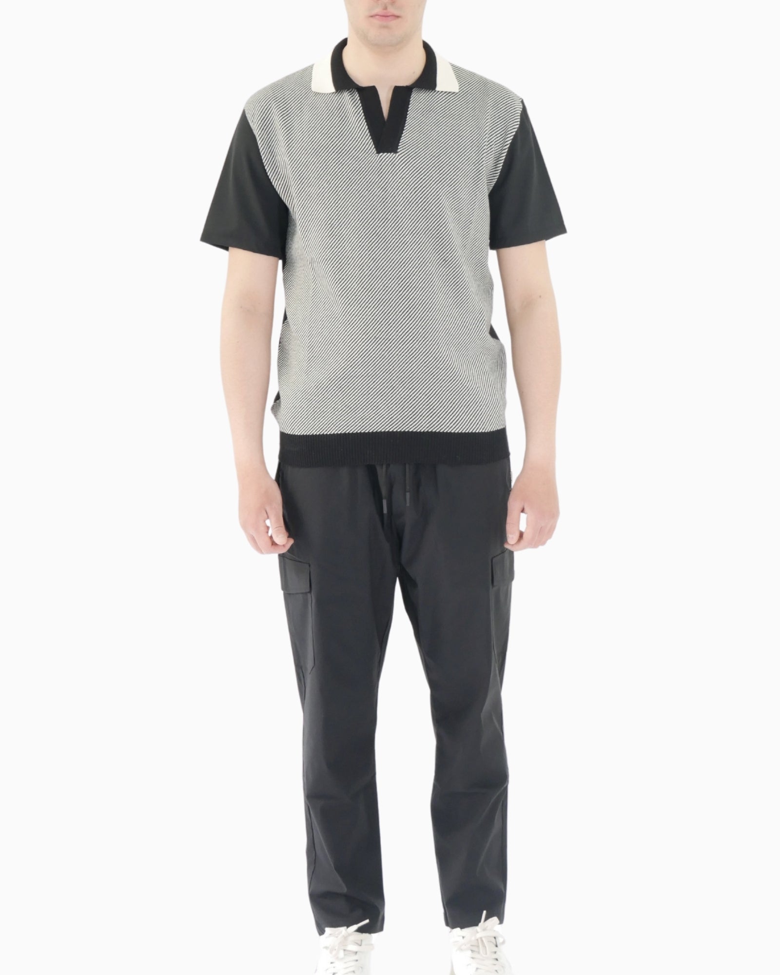 Chiodi Milano T-Shirt Polo SS25-016-N - SanShopLuxury - 2025, Abbigliamento, Chiodi Milano, Idoneo, L, M, Nero, New, Primavera/Estate, S, SS25, T-Shirt Polo, Uomo, XL, XXL, XXXL